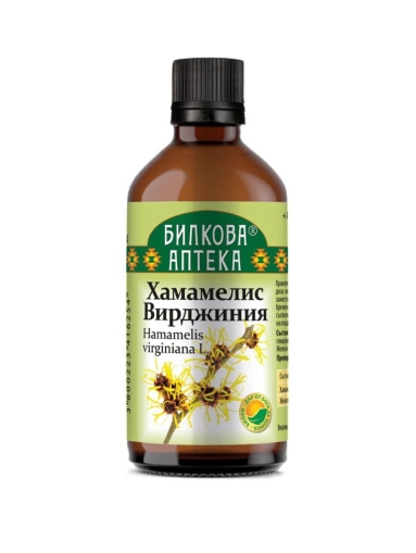 Хамамелис Вирджиния Тинктура - при хемороиди, Bioherba, 100 мл